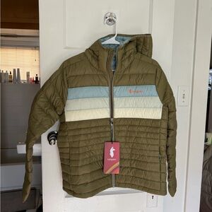 Cotopaxi Women’s Fuego Down Hooded Jacket (Sz S) NWT
